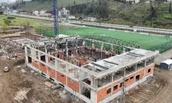 Ordu'da Eskipazar Spor Kompleksi inşaatı sürüyor