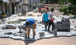 İzmir Bornova'da Tarihi Çarşı’da estetik dönüşüm başladı