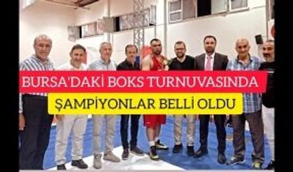 Bursa'daki Kafkas Boks Kupası'ndaki Şampiyonlar Belli Oldu