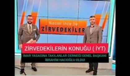 ZİRVEDEKİLER programının bu haftaki konuğu İBRAHİM HACIOĞLU oldu!