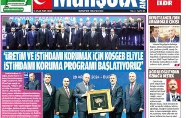 MANŞETX GAZETESİ'NİN 14.YIL 352. ANKARA-BURSA OCAK SAYILARI ÇIKTI!