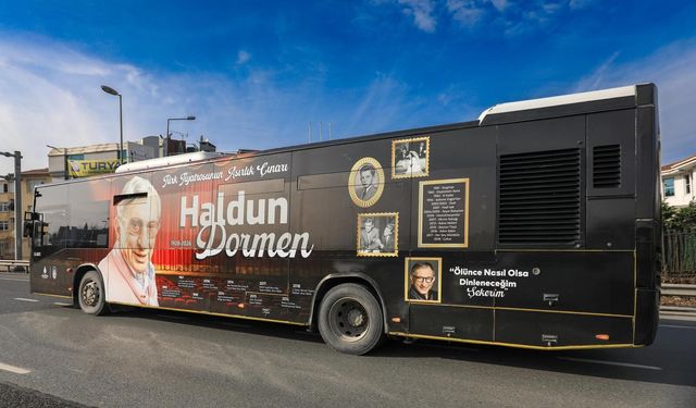 İETT’DEN HALDUN DORMEN’E VEFA: "SAYGI OTOBÜSÜ" ŞİŞLİ YOLLARINDA