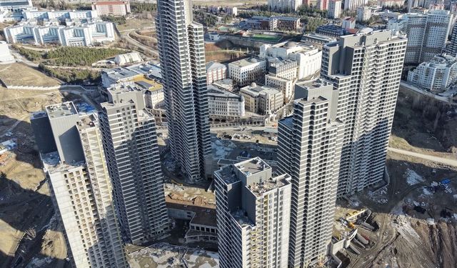 Ankara'da Ocak ayında 10 bin 207 konut satıldı