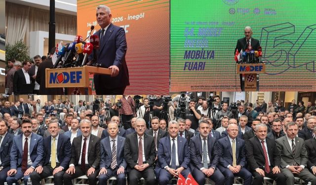 İNEGÖL’DE DEV FUARIN AÇILIŞINI BAKAN ÖMER BOLAT  GERÇEKLEŞTİRDİ