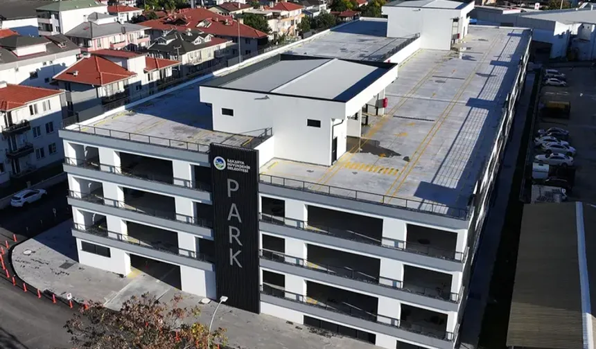 Sakarya'da otopark doluluğu tek tıkla öğrenilebilecek
